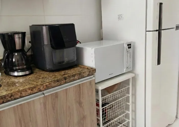 Mediterraneo 507 - Todo Equipado, Ar Condicionado, Churrasqueira Na Varanda, Internet Fibra 600Mb, Estacionamento Gratis